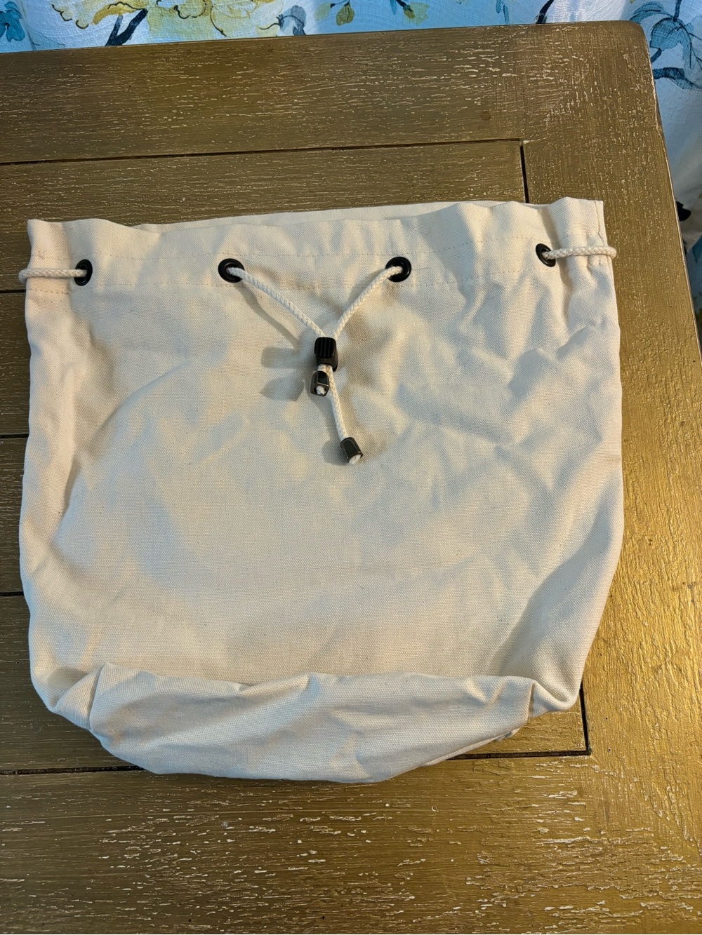Longaberger Canvas Drawstring Liner for Medium Tote